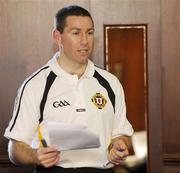 24 January 2009; Ulster GAA regional games development manager Diarmaid Marsden speaking during an Ulster GAA Coaching Conference. Glenavon Hotel, Co. Tyrone. Picture credit: Oliver McVeigh / SPORTSFILE