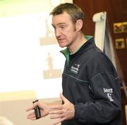 24 January 2009; Roger Keenan, High performance manager for GAA, Sports institute Northern Ireland , speaking during an Ulster GAA Coaching Conference. Glenavon Hotel, Co. Tyrone. Picture credit: Oliver McVeigh / SPORTSFILE