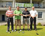 12 June 2009; The Midleton, Cork, GAA club team, from left, Muris Quirke, Padraig O'Brien, Ger Manley and Vincent Reddy, during the Munster final of the FBD All-Ireland GAA Golf Challenge which took place in Dundrum, County Tipperary. Teams were playing for provincial glory and a place in the All-Ireland final at Faithlegg in September. Dundrum Golf Club, Dundrum, Co. Tipperary. Picture credit: Brian Lawless / SPORTSFILE