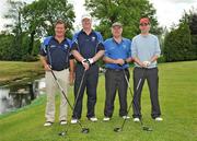 12 June 2009; The Kildorrery, Cork, GAA club team, from left, Tom Monaghan, John Geary, Moss Carroll and Sean Coughlan, during the Munster final of the FBD All-Ireland GAA Golf Challenge which took place in Dundrum, County Tipperary. Teams were playing for provincial glory and a place in the All-Ireland final at Faithlegg in September. Dundrum Golf Club, Dundrum, Co. Tipperary. Picture credit: Brian Lawless / SPORTSFILE