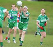 29 August 2009; Leanne Higgins, Limerick, in action against  Louth. TG4 All-Ireland Ladies Football Junior Championship Semi-Final, Limerick v Louth, Crettyard, Co. Laois. Picture credit: Matt Browne / SPORTSFILE