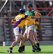18 June 2000; Joe Errity of Offaly in action against Colm Kehoe of Wexford during the Guinness Leinster Senior Hurling Championship Semi-Final match between Offaly and Wexford at Croke Park in Dublin. Photo by Aoife Rice/Sportsfile