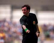 18 June 2000; Referee Willie Barrett during the Guinness Leinster Senior Hurling Championship Semi-Final match between Offaly and Wexford at Croke Park in Dublin. Photo by Aoife Rice/Sportsfile