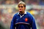19 March 2000; Philippe Bernat Salles of France reacts during the Six Nations Rugby Championship match between France and Ireland at the Stade de France in Paris, France. Photo by Ray Lohan/Sportsfile