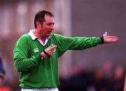 27 January 2001; Referee David Napier during the AIB All-Ireland League Division 1 match between Galwegians RFC and Belfast Harlequins RFC at Crowley Park in Galway. Photo by Matt Browne/Sportsfile