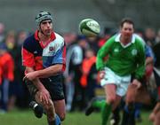 27 January 2001; Niall Malone of Belfast Harlequins during the AIB All-Ireland League Division 1 match between Galwegians RFC and Belfast Harlequins RFC at Crowley Park in Galway. Photo by Matt Browne/Sportsfile