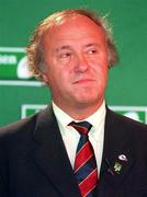 7 February 2001; In attendance at the Heineken Cup semi-final press conference at the Sugar Club in Dublin is Chairman of European Rugby Cup Jean Pierre Lux. Photo by Matt Browne/Sportsfile