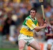 13 August 2000; Daniel Minnock of Offaly during the All-Ireland Minor Hurling Championship Semi-Final match between Galway and Offaly at Croke Park in Dublin. Photo by Damien Eagers/Sportsfile