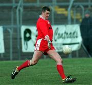 11 February 2001; Finbarr McConnell of Tyrone during the Allianz National Football League Division 1B match between Tyrone and Donegal at Healy Park in Omagh, Tyrone. Photo by Damien Eagers/Sportsfile