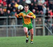 11 February 2001; Tony Boyle of Donegal during the Allianz National Football League Division 1B match between Tyrone and Donegal at Healy Park in Omagh, Tyrone. Photo by Damien Eagers/Sportsfile