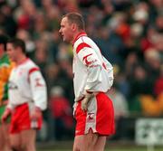 11 February 2001; Chris Lawn of Tyrone during the Allianz National Football League Division 1B match between Tyrone and Donegal at Healy Park in Omagh, Tyrone. Photo by Damien Eagers/Sportsfile