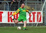 11 February 2001; Tony Blake of Donegal during the Allianz National Football League Division 1B match between Tyrone and Donegal at Healy Park in Omagh, Tyrone. Photo by Damien Eagers/Sportsfile
