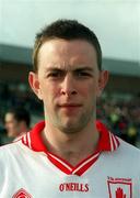 11 February 2001; Gerard Cavlan of Tyrone prior to the Allianz National Football League Division 1B match between Tyrone and Donegal at Healy Park in Omagh, Tyrone. Photo by Damien Eagers/Sportsfile