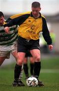11 February 2001; Damien Brennan of Kilkenny City during the Eircom League Premier Division match between Kilkenny City and Shamrock Rovers at Scanlan Park in Kilkenny. Photo by David Maher/Sportsfile