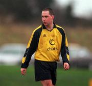 11 February 2001; Mick O'Byrne of Kilkenny City during the Eircom League Premier Division match between Kilkenny City and Shamrock Rovers at Scanlan Park in Kilkenny. Photo by David Maher/Sportsfile