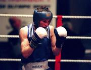 9 February 2001; Patrick Walsh of St Colmans BC in action in his 67kg preliminary bout during the IABA National Boxing Championships at the National Stadium in Dublin. Photo by Damien Eagers/Sportsfile