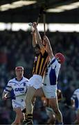 18 February 2001; Stephen Grehan of Kilkenny in action against Stephen Frampton of Waterford during the Allianz National Hurling League Division 1B match between Waterford and Kilkenny at Walsh Park in Waterford. Photo by Aoife Rice/Sportsfile