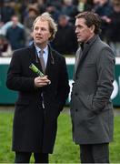27 December 2015; Former jockeys Charlie Swan, left, and AP McCoy at the races. Leopardstown Christmas Racing Festival, Leopardstown Racecourse, Dublin. Picture credit: Ramsey Cardy / SPORTSFILE