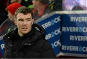 27 December 2015; Munster's Peter O'Mahony in attendance at the game. Guinness PRO12, Round 10, Munster v Leinster. Thomond Park, Limerick. Picture credit: Diarmuid Greene / SPORTSFILE