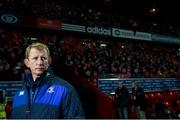 27 December 2015; Leinster head coach Leo Cullen before the game. Guinness PRO12, Round 10, Munster v Leinster. Thomond Park, Limerick. Picture credit: Diarmuid Greene / SPORTSFILE