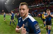 27 December 2015; Zane Kirchner, Leinster, following his side's victory. Guinness PRO12, Round 10, Munster v Leinster. Thomond Park, Limerick. Picture credit: Stephen McCarthy / SPORTSFILE