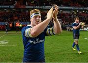 27 December 2015; James Tracy, Leinster, following his side's victory. Guinness PRO12, Round 10, Munster v Leinster. Thomond Park, Limerick. Picture credit: Stephen McCarthy / SPORTSFILE