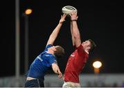 27 December 2015; Donnacha Ryan, Munster, takes possession in a lineout ahead of Ross Molony, Leinster. Guinness PRO12, Round 10, Munster v Leinster. Thomond Park, Limerick. Picture credit: Stephen McCarthy / SPORTSFILE
