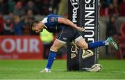 27 December 2015; Zane Kirchner, Leinster, scores his side's third and final try during the final seconds of the game. Guinness PRO12, Round 10, Munster v Leinster. Thomond Park, Limerick. Picture credit: Diarmuid Greene / SPORTSFILE