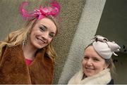 28 December 2015; Racegoers Marianne Wells, left, and Karen Doyle, from Bray at the races. Leopardstown Christmas Racing Festival, Leopardstown Racecourse, Dublin. Picture credit: Cody Glenn / SPORTSFILE