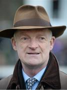 27 December 2015; Trainer Willie Mullins after his horse Don Poli won the Paddy Power Steeplechase. Leopardstown Christmas Racing Festival, Leopardstown Racecourse, Dublin. Picture credit: Cody Glenn / SPORTSFILE