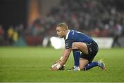 27 December 2015; Ian Madigan, Leinster, prepares to kick a penalty. Guinness PRO12, Round 10, Munster v Leinster. Thomond Park, Limerick. Picture credit: Diarmuid Greene / SPORTSFILE