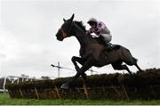 29 December 2015; Keppols Queen, with Mark Bolger up, jump the last on their way to winning the IFG/Willis E.B.F. Mares Hurdle. Leopardstown Christmas Racing Festival, Leopardstown Racecourse, Dublin. Picture credit: Matt Browne / SPORTSFILE