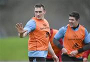 29 December 2015; Munster's Tommy O'Donnell and Billy Holland during squad training. University of Limerick, Limerick. Picture credit: Diarmuid Greene / SPORTSFILE