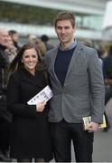 29 December 2015; Racegoer Claire Ferguson from Tralee, Co. Kerry with Sean Fitzgerald from Roscrea, Co. Tipperary at the races. Leopardstown Christmas Racing Festival, Leopardstown Racecourse, Dublin.