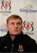 30 December 2015; Ulster's Franco Van der Merwe speaking during a press conference. Ulster Rugby Press Conference, Kingspan Stadium, Ravenhill Park, Belfast, Co. Down.  Picture credit: Oliver McVeigh / SPORTSFILE