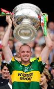 20 September 2009; Michael Quirke, Kerry, lifts the Sam Maguire cup. GAA Football All-Ireland Senior Championship Final, Kerry v Cork, Croke Park, Dublin. Picture credit: Stephen McCarthy / SPORTSFILE