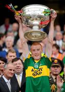 20 September 2009; Maurice Corridan, Kerry, lifts the Sam Maguire cup. GAA Football All-Ireland Senior Championship Final, Kerry v Cork, Croke Park, Dublin. Picture credit: Stephen McCarthy / SPORTSFILE