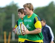 23 September 2009; Munster's Jerry Flannery in action during squad training ahead of their Celtic League game against Newport Gwent Dragons on Sunday at Musgrave Park. Munster Rugby Squad Training, Curraheen, Cork. Picture credit: Matt Browne / SPORTSFILE