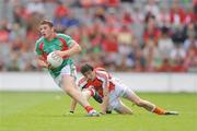 20 September 2009; Fergal Durkan, Mayo, in action against Rory Grugan, Armagh. ESB GAA Football All-Ireland Minor Championship Final, Armagh v Mayo, Croke Park, Dublin. Picture credit: Stephen McCarthy / SPORTSFILE
