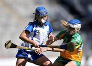 13 September 2009; Karen Kelly, Waterford, in action against Lorraine Keena, Offaly. Gala All-Ireland Junior Camogie Championship Final, Offaly v Waterford, Croke Park, Dublin. Picture credit: Brian Lawless / SPORTSFILE