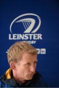 31 December 2015; Leinster head coach Leo Cullen during a press conference. Leinster Rugby Press Conference, RDS, Ballsbridge, Dublin. Picture credit: Piaras Ó Mídheach / SPORTSFILE
