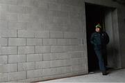 3 January 2016; Stephen Rochford, Mayo manager, walks out the team dressing. FBD Connacht League, Section A, Mayo v NUIG. Elverys MacHale Park, Castlebar, Co. Mayo. Picture credit: David Maher / SPORTSFILE