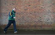 3 January 2016; Offaly manager Pat Flanagan makes his way to the dressing rooms before the game. Bord na Mona O'Byrne Cup, Group B, Louth v Offaly, Darver Centre of Excellence, Dowdallshill, Co. Louth. Photo by Sportsfile