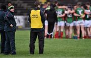 3 January 2016; Stephen Rochford, Mayo manager with coach Tony McEntee before the start of the game. FBD Connacht League, Section A, Mayo v NUIG. Elverys MacHale Park, Castlebar, Co. Mayo. Picture credit: David Maher / SPORTSFILE