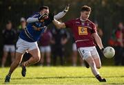 3 January 2016; John Connellan, Westmeath, in action against Darren Hayden, Wicklow. Bord na Mona O'Byrne Cup, Group D, Wicklow v Westmeath. Bray Emmetts, Bray, Co. Wicklow Picture credit: Ramsey Cardy / SPORTSFILE
