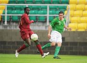 8 September 2009; Greg Cunningham, Republic of Ireland, in action against Pele, Portugal. Four Nations U19 Tournament, Republic of Ireland v Portugal, Tallaght Stadium, Tallaght. Picture credit; Pat Murphy / SPORTSFILE