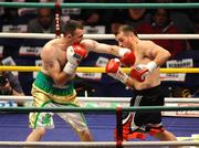 26 September 2009; Michael Sweeney, left, in action against Jamie Power during their International Light Heavyweight bout. Hunky Dorys Fight Night Undercard, The O2, Dublin. Picture credit: Stephen McCarthy / SPORTSFILE