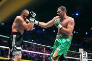 26 September 2009; Tyson Fury, right, in action against Tomas Mrazek during their International Heavyweight bout. Hunky Dorys Fight Night Undercard, The O2, Dublin. Picture credit: David Maher / SPORTSFILE