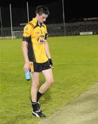 26 September 2009; A dejected Niall McKeever, Portglenone Roger Casements, leaves the field after the game. Antrim Senior County Football Final, St. Gall's, Belfast v Portglenone Roger Casements, Casement Park, Belfast. Picture credit: Oliver McVeigh / SPORTSFILE