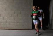 3 January 2016;  Mayo captain Colm Boyle, the team out from their dressing for the game  against NUIG. FBD Connacht League, Section A, Mayo v NUIG. Elverys MacHale Park, Castlebar, Co. Mayo. Picture credit: David Maher / SPORTSFILE